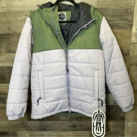Airblaster Puffin full zip jacket colorblock NWT landform series - Picture 1 of 13